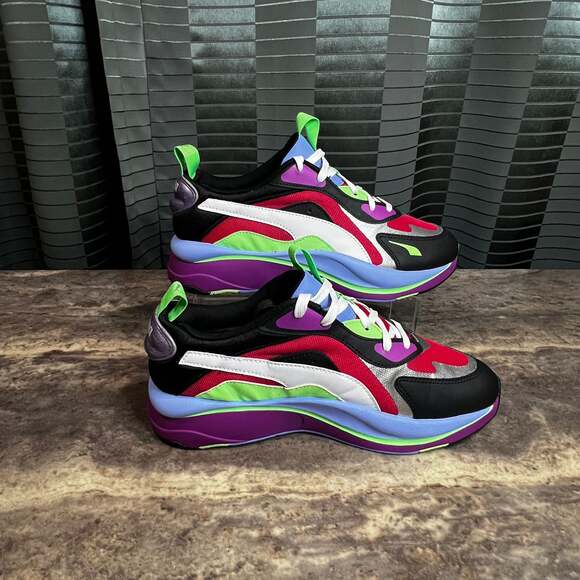 Puma Women's RS-Curve 'Berry Glitch' Sneakers 381831-01 - Picture 3 of 6